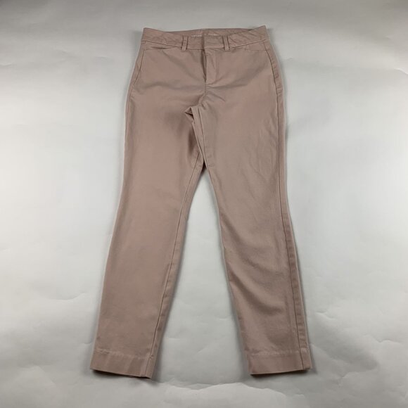 Old Navy Pink Bamboo Stretch Canvas High Rise Skinny Pixie Pant 4 - Picture 1 of 7
